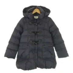 クミキョク 組曲 KUMIKYOKU ダウンコート フーディ ダッフルデザイン 女の子 150 紺 ネイビー /CK7 ■GY61