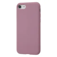 iPhone SE 第3世代 第2世代 8 7 ケース パープル シリコンカバー サラサラ さらさら シンプル かわいい 可愛い おしゃれ オシャレ イングレム