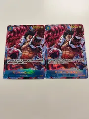 ワンピースカード　ルフィ　シークレットパラレル2枚