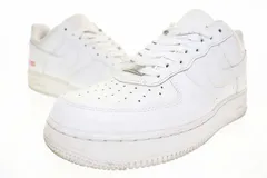 ナイキ NIKE × SUPREME AIR FORCE 1 LOW WHITE 26.5cm CU9225-100 シュプリーム エア フォース ロー ホワイト 【ブランド古着ベクトル】【中古】▲■260119