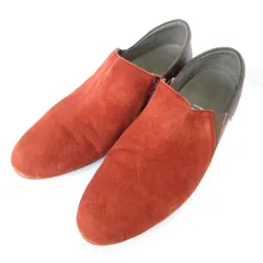 良品 FITFIT フィットフィット ウェッジソール コンビスニーカー パンプス コンフォートシューズ 23.5cm レッド系 レディース 古着 中古 USED