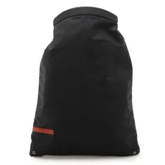 PRADA プラダ プラダスポーツ バックパック リュックサック ナイロン NERO 黒 ブラック レッド シルバー金具 