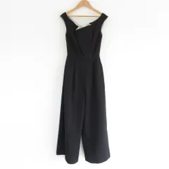 美品 LAGUNAMOON ラグナムーン LADYタックTOPSワイドパンツドレス オールインワン Sサイズ ブラック レディース 古着 中古 USED