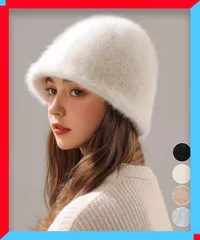 新品 起毛 バケットハット レディース 秋冬 防寒 帽子 暖かい きれいめ 小顔効果 ハット 小物【送料無料】
