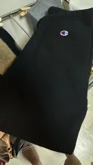 チャンピオン / ブラック リバースウィーブ スウェットパンツ / L