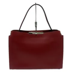 GIANNICHIARINI(ジャンニキャリーニ/ジャンニキアリーニ) ハンドバッグ美品  - レッド レザー