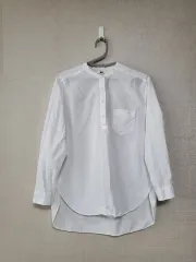 UNIQLO ユニクロ ヘンリーネック コットン シャツ S