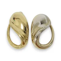 GIVENCHY ジバンシィ ビンテージ クリップ イヤリング アクセサリー ゴールド レディース 古着 中古 USED