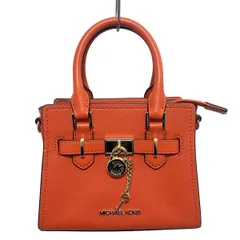 MICHAEL KORS(マイケルコース) ハンドバッグ美品  ハミルトン XS サッチェル 35H3GHMC0L オレンジ ミニバッグ レザー