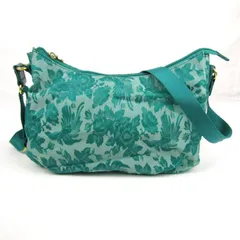 フェイラー ショルダーバッグ パラディス ジャガード 花柄 鞄 カバン ブランド レディース グリーン FEILER 【中古】