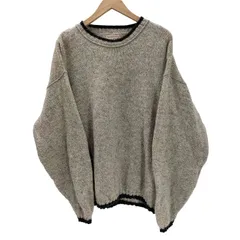 ウールリッチ WOOLRICH 90S USA製 リブ編み ローゲージ リブライン ウール ニット セーター メンズ import：M のサムネイル