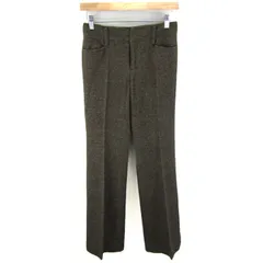 フラジール パンツ ボトムス スラックス ツイード カシミヤ混 日本製 レディース 36サイズ ブラウン FRAGILE 【中古】