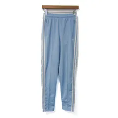 アディダスオリジナルス トラックパンツ ボトムス ジャージ スポーツウエア キッズ 女の子用 160サイズ 水色 adidas Originals 【中古】