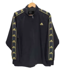 アディダス adidas 00S 万国旗タグ パフォーマンスロゴ ショルダーライン  トラック ジャケット ジャージ メンズ import：L 