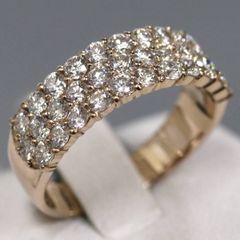 美品 K18 1.00ct 天然ダイヤリング 約3.8g | Mercari