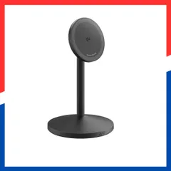 【人気商品】14 / / / / 15 16 17 13 iPhone MagSafe対応 ワイヤレス充電ステーション/ワイヤレス出力 マグネット式 Qi2対応 ブラック (Stand) Charger Wireless MagGo Anker