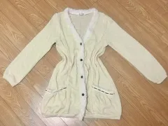 アクシーズファム axes femme ニット ONE PIECE カーディガン ロング丈 ラテギャル 森ガール ヴィンテージ