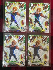 【未使用品】Vジャンプ 3月号付録 ドラゴンボールスーパーダイバーズ　ベジータ 4枚