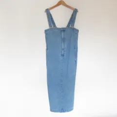 美品 23SS TOTALITE トータリテ デニムジャンパースカート 36 インディゴ レディース 古着 中古 USED