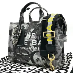 【極美品】マークジェイコブス ザ トートバッグ カモフラ 迷彩 デニム ロゴ