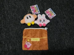 星のカービィ ぬいぐるみキーホルダー + ガチャ カービィポーチ セット (正規品)