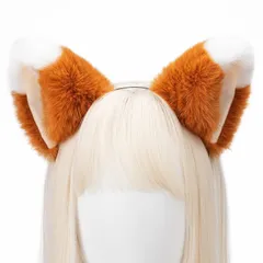 きつね 狐 カチューシャ カチューシャ 尻尾 狐耳 野球観戦 きつねダンス 2点セット ハロウィン しっぽ コスプレ きつね耳 小物 [mefeny]