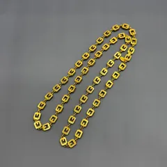 美品　ジバンシー　ロング　ネックレス　Gロゴ　ゴールド　金　ヴィンテージ　オールド　Givenchy Long Necklace G Logo Vintage
