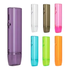 【在庫処分】イルマ ワンに使用できる イルマ PCクリア 透明ケース カバー ONEに適用する 傷つけ防止 ワン/ILUMA 滑り止め i ストラップ付 IQOS 持ち運び便利 加熱式たばこ用ケース (パープル) KAZARI