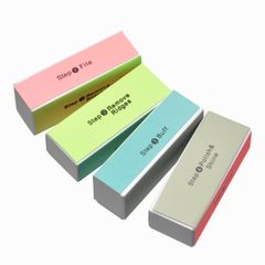 Special Sale! Nail Buffer, Nail Care Sponge, Nail Polisher, Nail File, Shine Nails, Men's Block Buffer, Women's Block Nails, Manicure Tool, [Set of 4] Easy to Use, GD-TUMEKEA GoodsLand