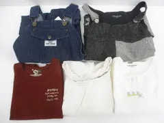  中古 ベビーピンクハウス バーバリー 他 ロンパース 半袖Tシャツ ノースリーブカットソー 等 5点 未使用含む 110cm～130cm キッズ