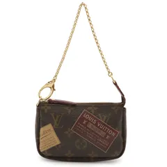 LOUIS VUITTON ルイ ヴィトン モノグラム ラベルコレクション ミニポシェット アクセソワール アクセサリーポーチ チェーンポーチ 小物入れ M63798