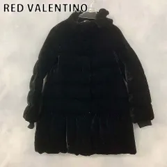 RED VALENTINO レッドヴァレンティノ ダウンコート ベロア調