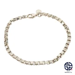 TIFFANY & CO. Tiffany ティファニー 925 SILVER シルバー ベネチアン リンク ブレスレット ジュエリー アクセサリー ブランド