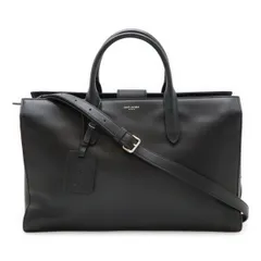 SAINT LAURENT PARIS サン ローラン パリ YSL イブサンローラン ジェーン ハンドバッグ 2WAY ショルダーバッグ レザー ブラック 黒 504883
