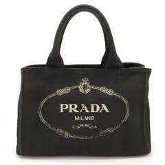 PRADA プラダ CANAPA カナパ トートバッグ ハンドバッグ キャンバス NERO 黒 ブラック ゴールド金具 ショルダーストラップ欠品 1BG439