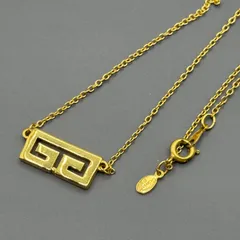 美品　ジバンシー　Gロゴ　ネックレス　ゴールド　金　ヴィンテージ　オールド　Givenchy G Logo Vintage Necklace