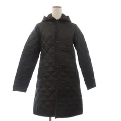 ラベンハム LAVENHAM シップス SHIPS 別注 キルティングコート 長袖 フード 314-12-0858 茶 ブラウン 38