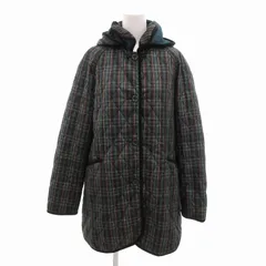 マックレガー マクレガー McGREGOR キルティングジャケット 中綿ブルゾン フード チェック 11 緑 グリーン /FF ■GY99