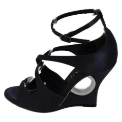 DIANA(ダイアナ) パンプス 23 1/2 レディース - ダークグレー オープントゥ