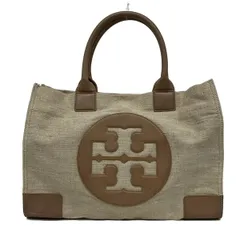 TORY BURCH(トリーバーチ) トートバッグ - ベージュ×ブラウン レザー