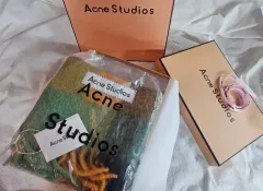 Acne Studios アクネストゥディオズ チェック CHECK モヘア MOHAIR マフラー マフラー 新品 NEW 商品