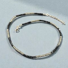 送料無料 シルバー925 バレルリンクチェーン ネックレス 50cm デザイン