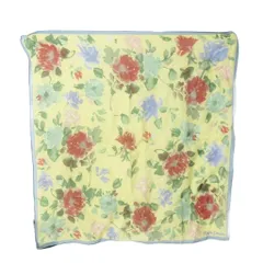 ラルフローレン RALPH LAUREN 美品 花柄 シルク スカーフ ストール マルチカラー