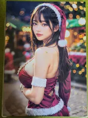 AI　イラストアートポスター　写真　A4サイズ　ラミネート加工　美女　美人　グラビア　セクシー　コスプレ　002
