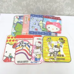 HELLO KITTY ミニタオル ガーゼタオル ハンドタオル 8枚セット ご当地キティ 平成レトロ 希少 まとめ売り ハローキティ sanrio