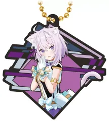 【中古】食玩 キーホルダー 猫又おかゆ 「ホロライブ ラバマスARTグミ vol.2」