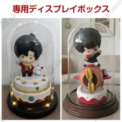 恋と深空 フィギュア用ディスプレイボックス 【マヒル】 【レイ】防塵ケース 収納ボックス アクリルカバー ガラス製 フィギュア用ダストカバー ライト付き台座 1個
