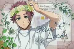 【中古】キャラカード 糸師冴 箔押しイラストカード 「ブルーロック アニメイトフェア2025 ～flower crown～ in アニメイトオンリーショップ」 対象商品購入特典 第2弾
