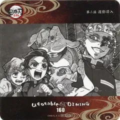 【中古】マグカップ・湯のみ 竈門炭治郎＆我妻善逸＆嘴平伊之助＆宇髄天元 コースター 「鬼滅の刃 遊郭編×ufotable DINING 第1期」 追加ドリンク注文特典