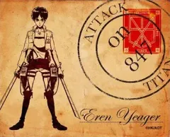 【中古】タオル・手ぬぐい(キャラクター) エレン マイクロファイバークロス 「進撃の巨人」